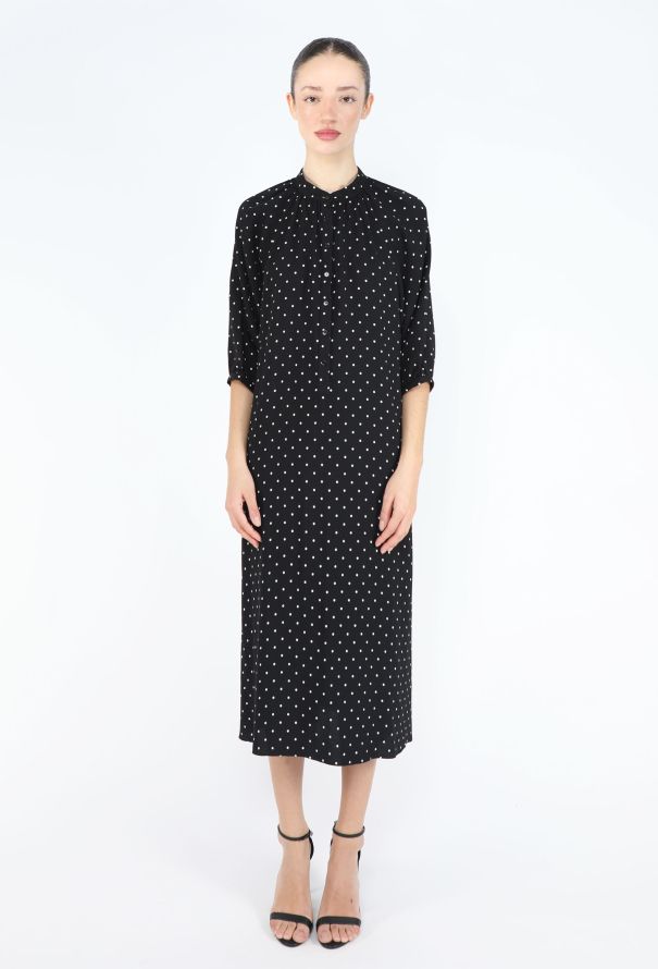 Céline S/S 2021 Polka Dot Crêpe Dress - 1