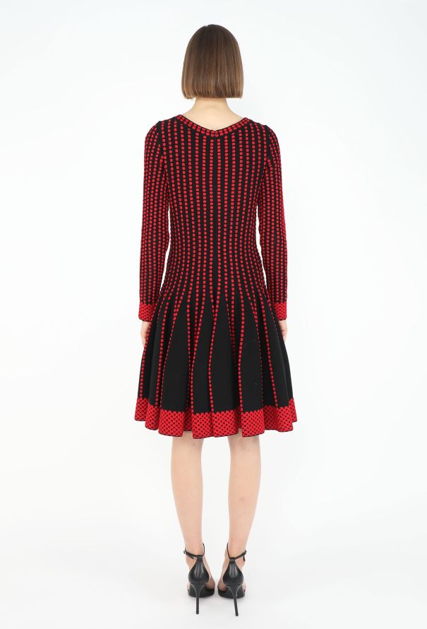 Alaïa F/W 2014 Dotted Skater Dress - 5