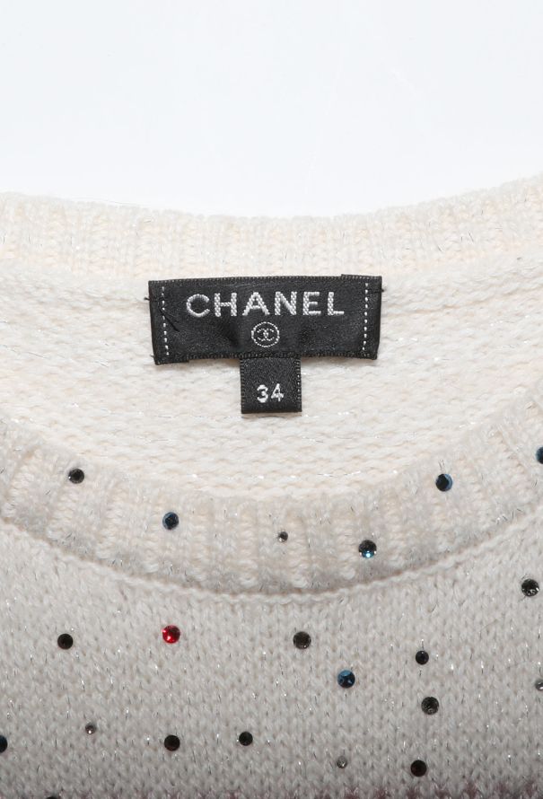 Chanel Sequin Cashmere Sweater, F/W 2018 - 5