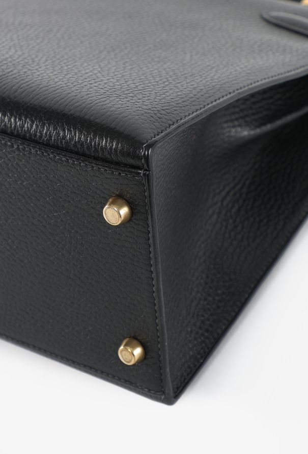 Hermès Black Ardennes Kelly Sellier 32 - 11