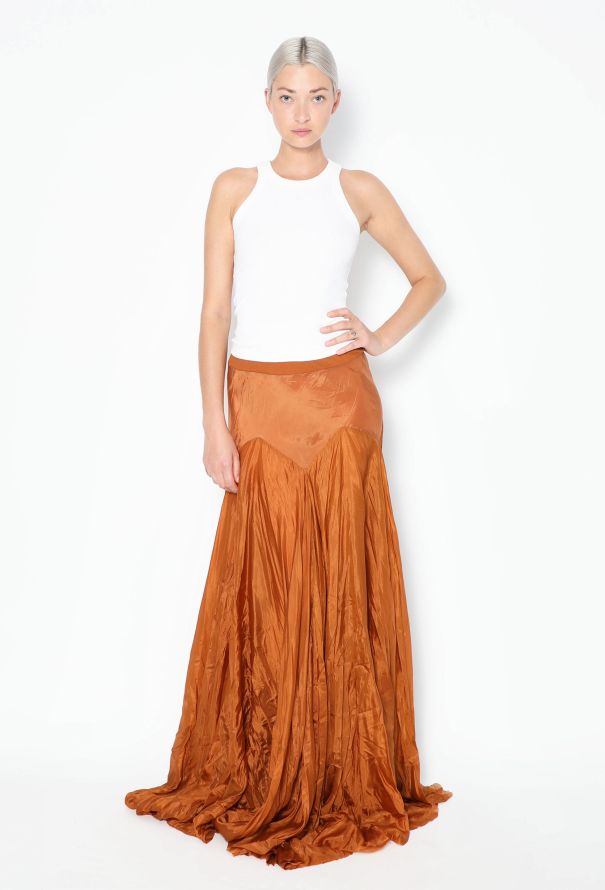 Rick Owens 2024 Divine Charmeuse Skirt | Authentic & Vintage