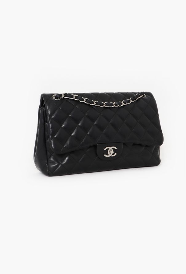 Chanel Black Jumbo Timeless Bag - 3