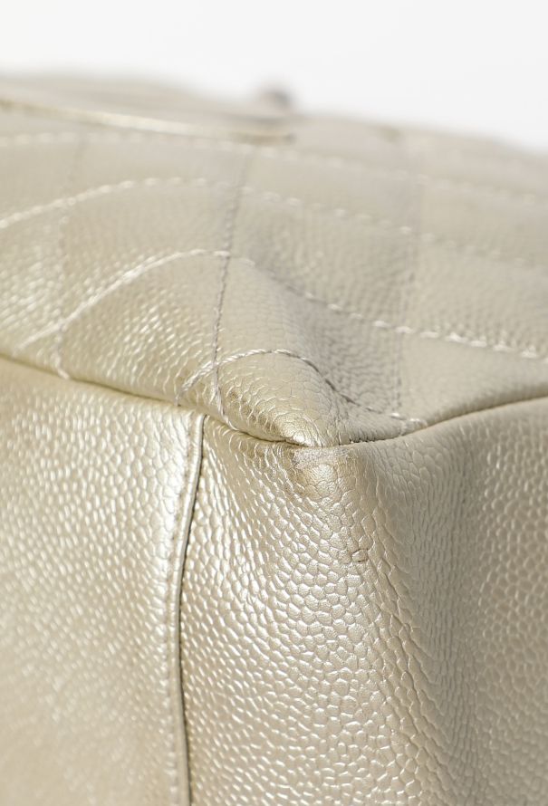 Chanel Metallic Caviar Grand Shopping Tote - 7
