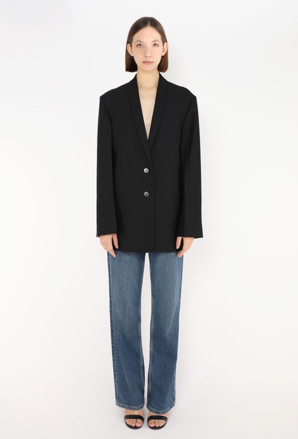 The Row Pre-Fall 2023 Cowal Cut-out Blazer - 4