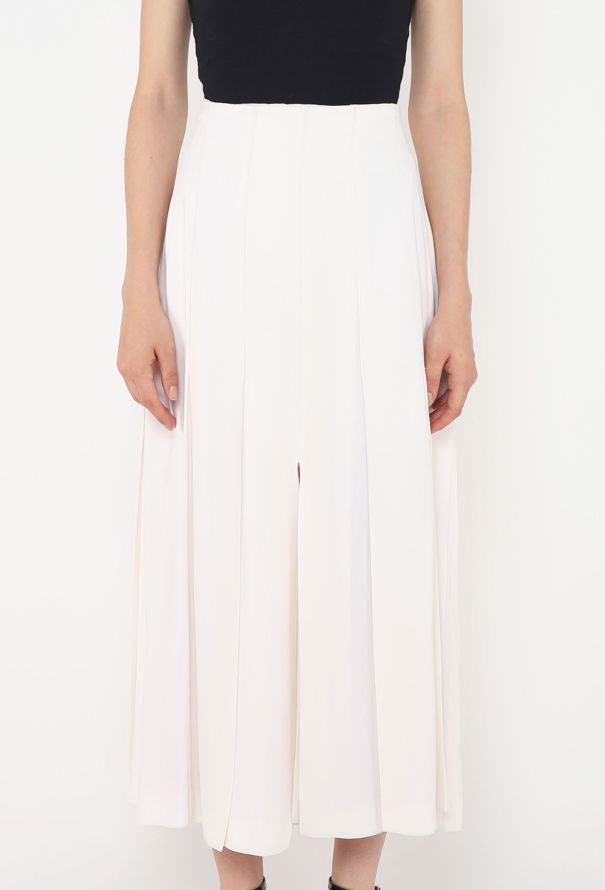 Chanel Vintage Pleated Crêpe Skirt - 2