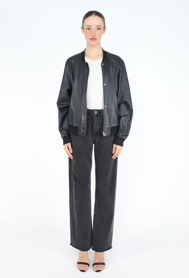 Céline Classic Lambskin Bomber Jacket - 2