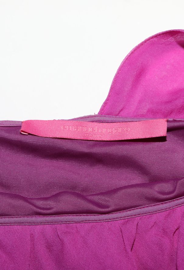 Emanuel Ungaro Vintage Draped Chiffon Halter Gown - 5 Emanuel Ungaro Vintage Draped Chiffon Halter Gown - 5