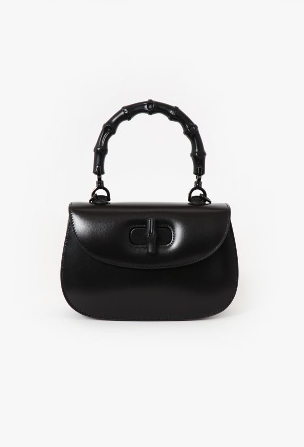 Gucci Black Bamboo 1947 Bag - 1