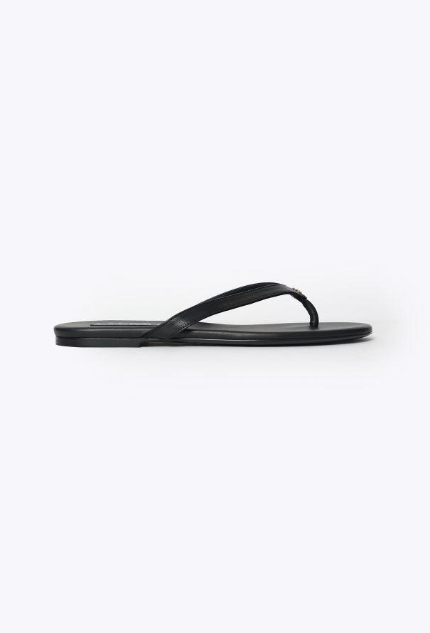 Chanel 2025 Classic Leather ‘CC’ Flip-Flops - 2