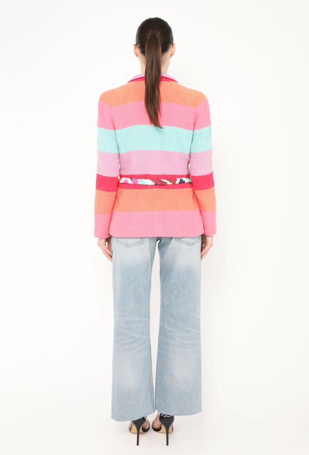 Chanel Resort 2016 Paris-Seoul Colorblock Blazer - 5