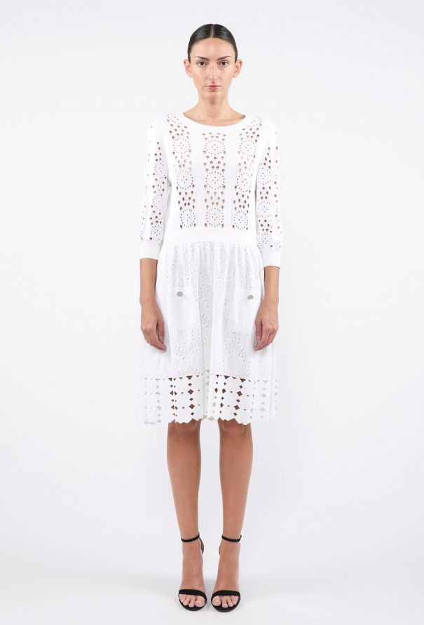 knit dress 2020 Pointelle Dress, SHOP