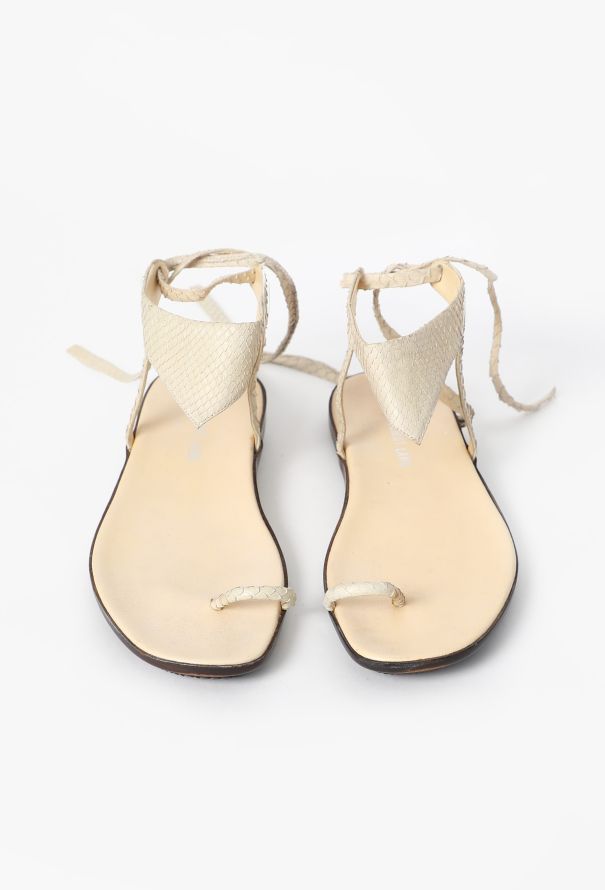 Helmut Lang Python Wrap Sandals, S/S 2001 - 1
