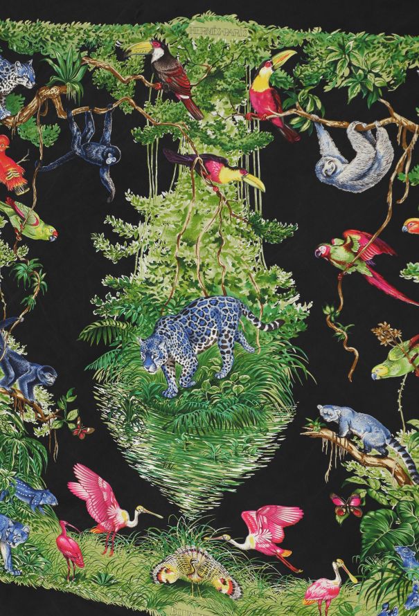 Hermès Vintage 'Equateur' 90cm Silk Carré - 6