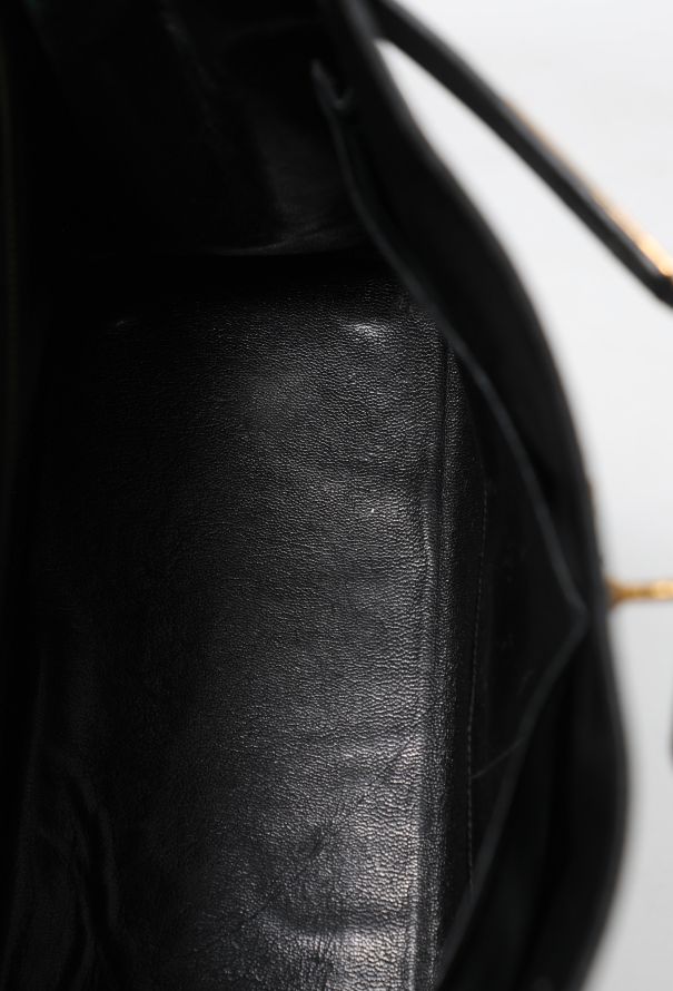 Hermès '70s Black Box Kelly Retourné 32 - 14