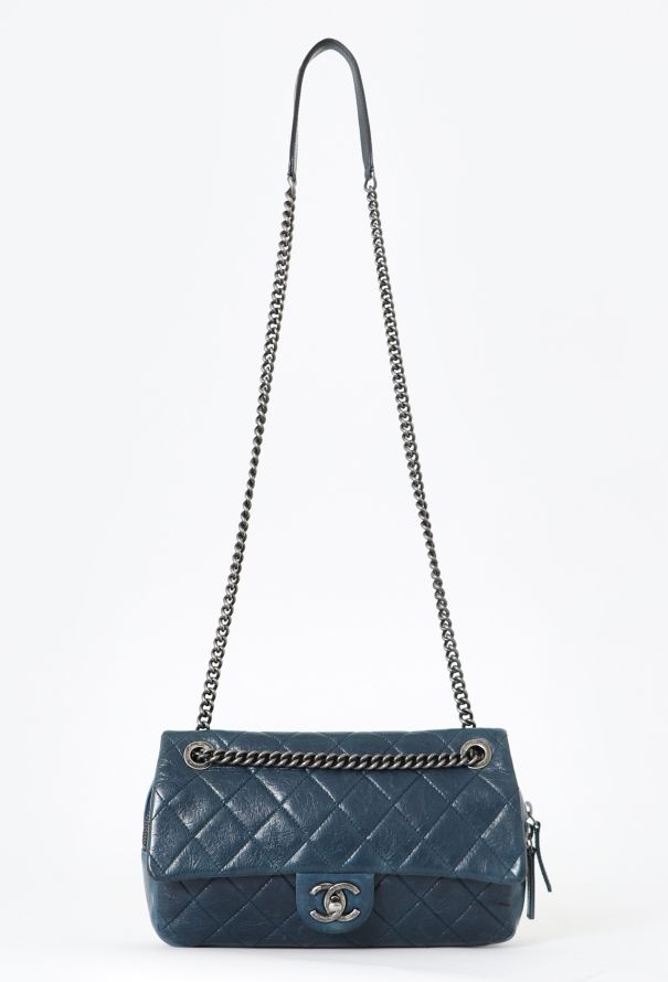 Chanel Blue Portobello Flap Bag - 2 Chanel Blue Portobello Flap Bag - 2