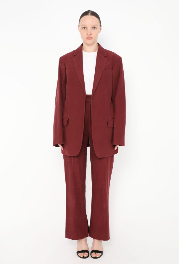 Céline Pre-Fall 2018 Tailored Belted Suit - 3 Céline Pre-Fall 2018 Tailored Belted Suit - 3