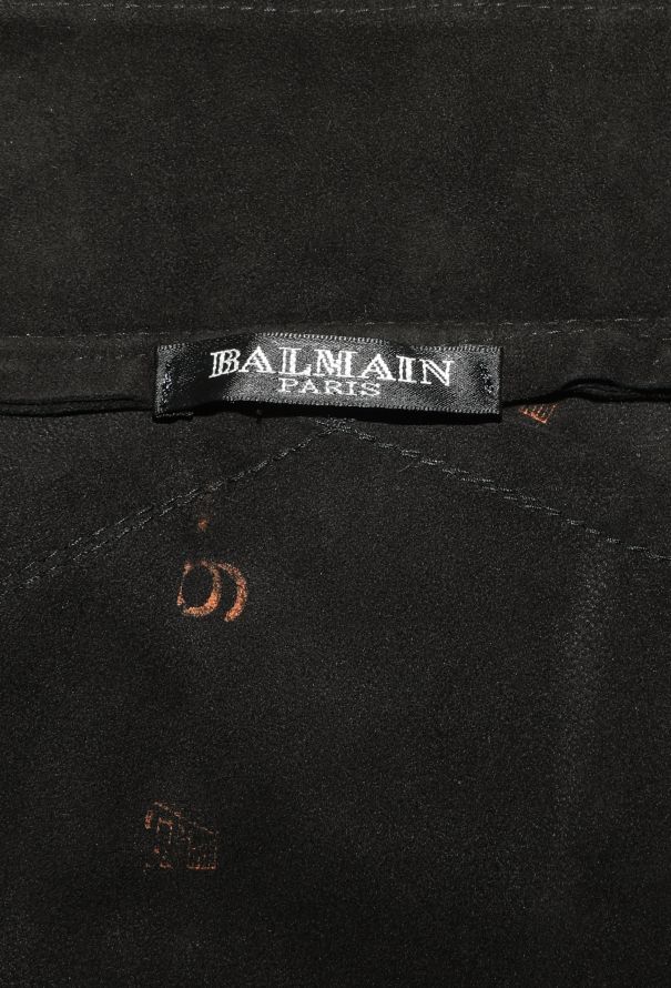 Balmain S/S 2008 Suede Fringe Harem Pants - 6 Balmain S/S 2008 Suede Fringe Harem Pants - 6