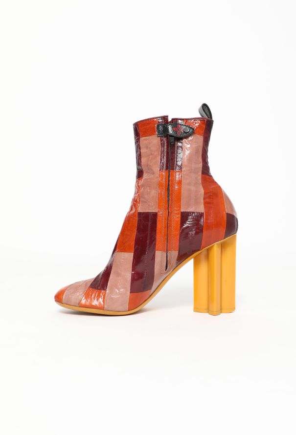 Louis Vuitton S/S 2015 'Swinging' Patchwork Boots - 5 Louis Vuitton S/S 2015 'Swinging' Patchwork Boots - 5