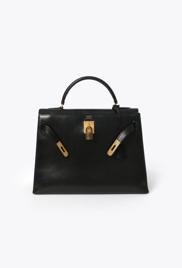 Hermès Vintage Black Box Kelly Sellier 32 - 2