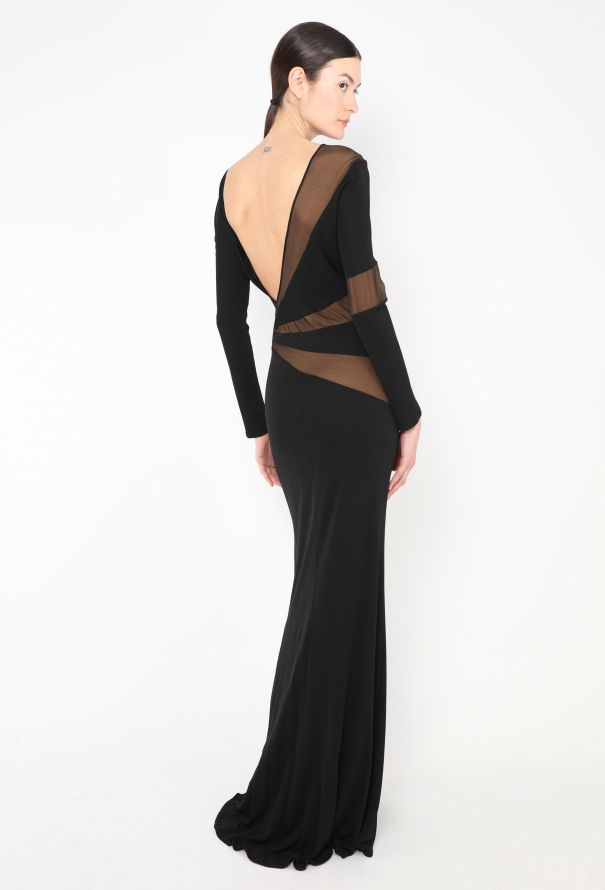 Emilio Pucci F/W 2012 Mesh Cut-Out Gown - 3