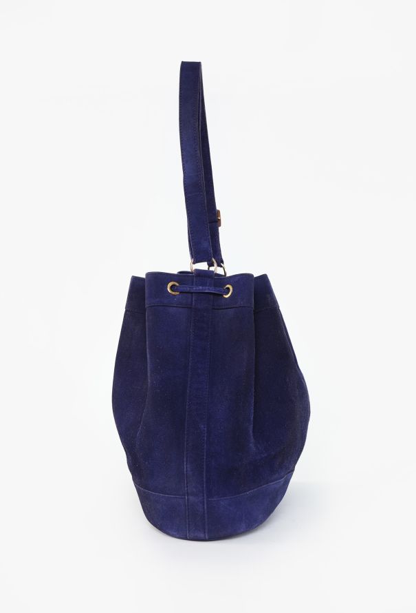 Hermès '80s Chèvre Velours Market Bag - 3