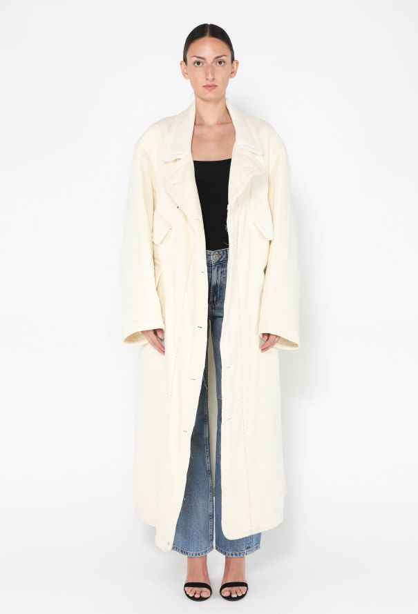 Maison Margiela Painted Crystal Duvet Coat, 2022 - 4