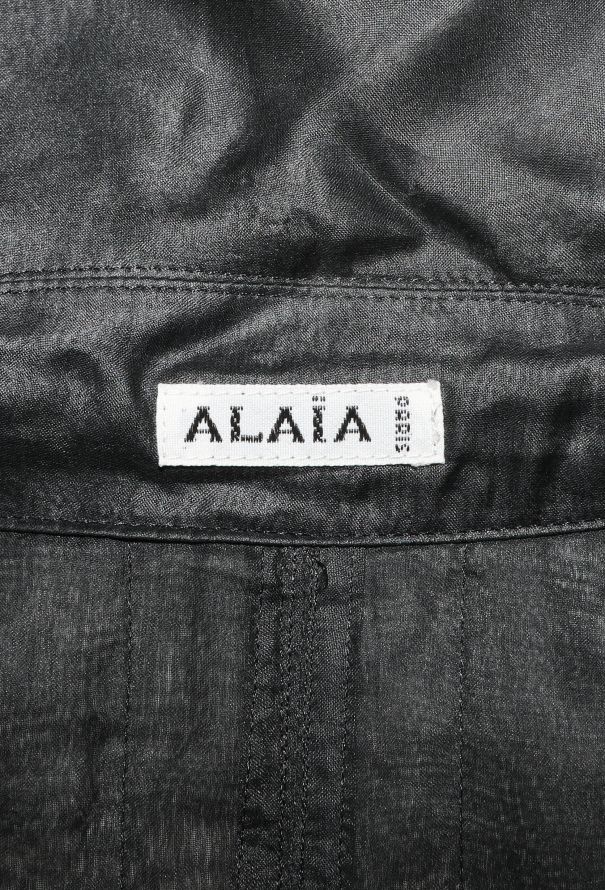 Alaïa COLLECTOR F/W 1990 Organza Corset Dress - 8