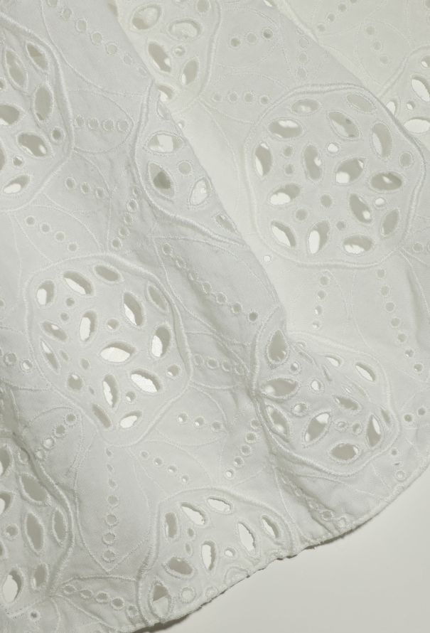 Valentino Floral Cotton Eyelet Dress - 7 Valentino Floral Cotton Eyelet Dress - 7