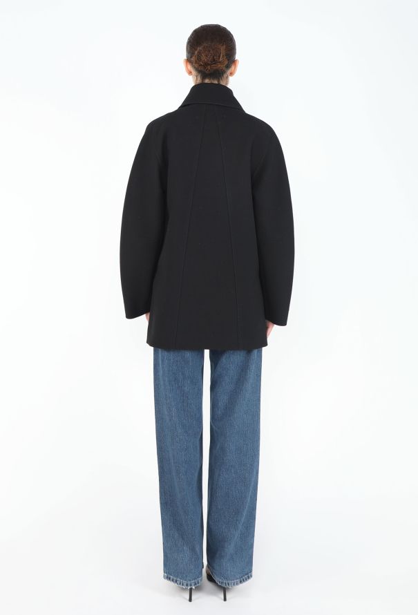 Chloé 2019 Double-Breasted Crêpe Peacoat - 6