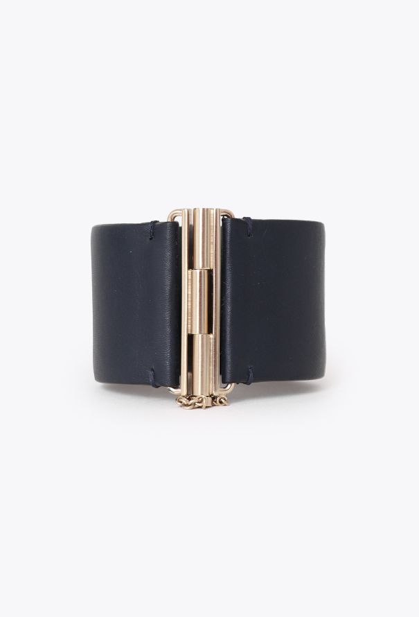 Chanel Resort 2018 'CC' Leather Cuff - 5
