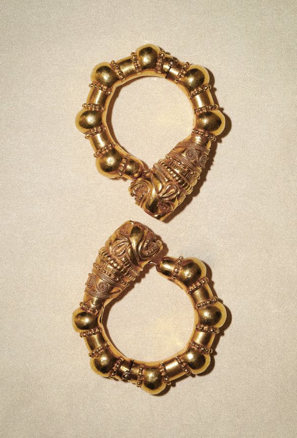 Vintage Fine Jewelry Rare Ilias Lalaounis Lion Head Earrings - 1