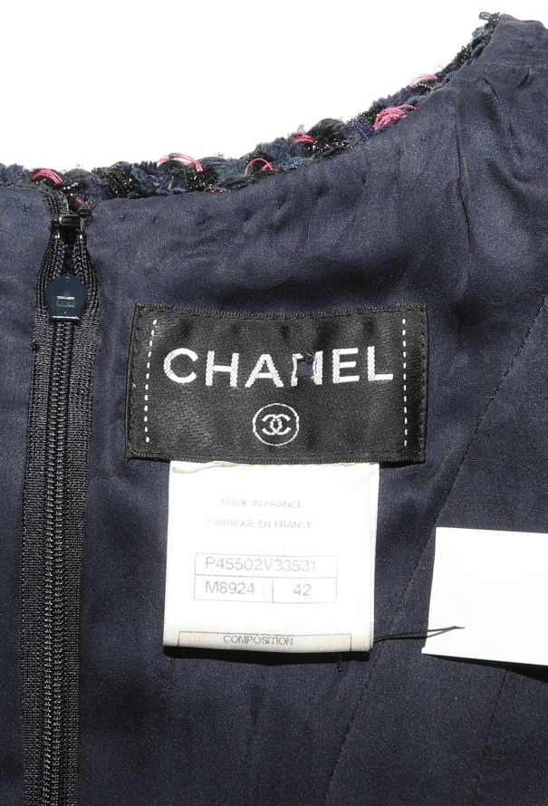 Iridescent Braided Tweed Dress - Chanel | Authentic Iridescent Braided Tweed Dress - Chanel | Authentic