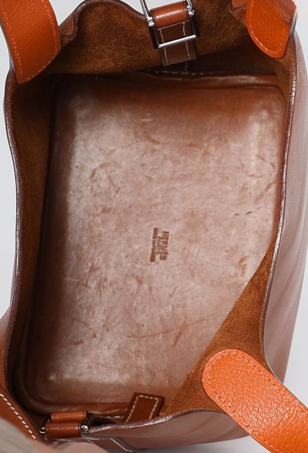 Hermès Rare 2006 Natural Barenia Picotin 18 - 12