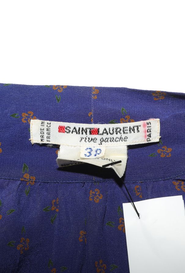 Saint Laurent Vintage Silk Lavallière Blouse - 5