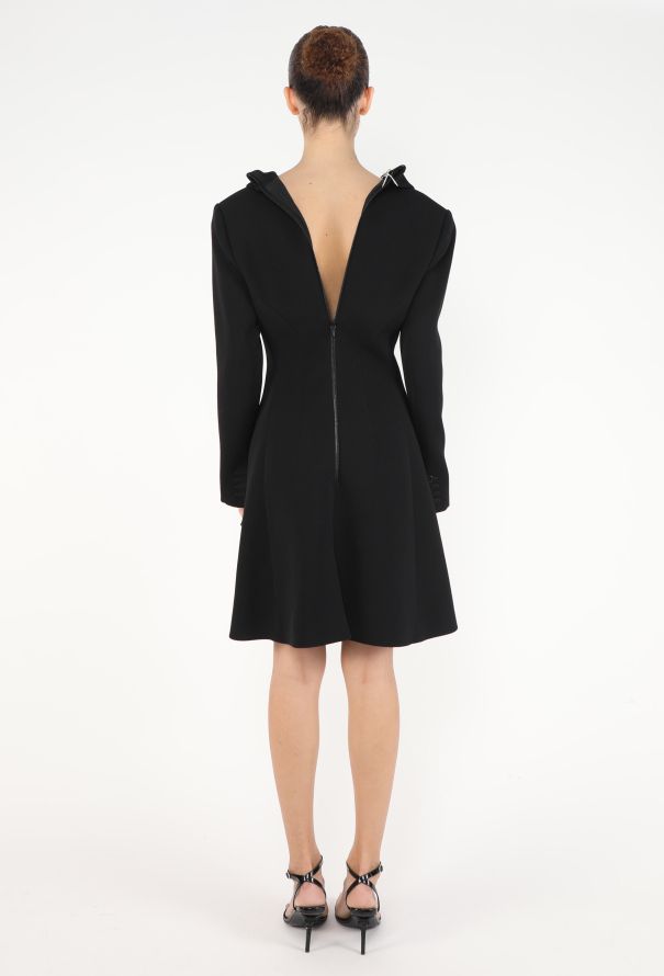 Balenciaga F/W 2004 Sculpted Tuxedo Dress - 6