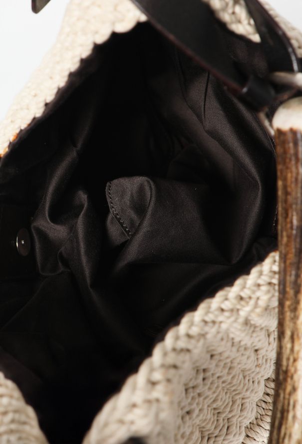 Saint Laurent Rare 2000s Woven Rope Mombasa Bag - 12