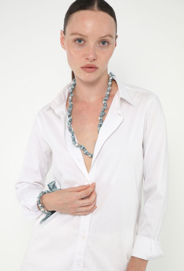 Lanvin F/W 2005 Knotted Silk Pearl Set - 1