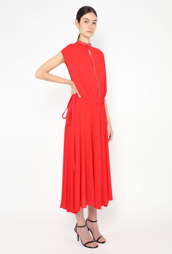 Céline Pre-Fall 2017 Studded Jersey Dress - 4