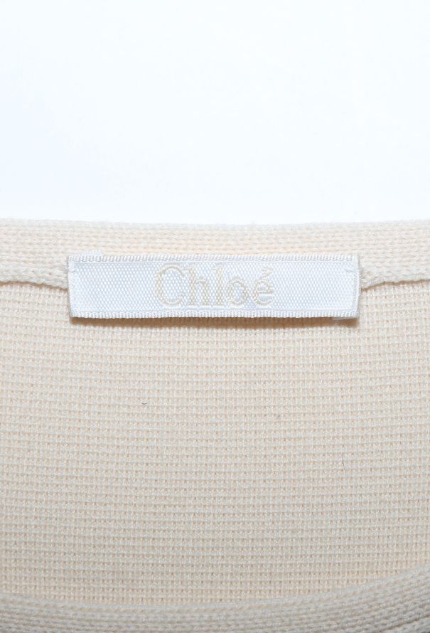 Chloé 2015 Fringed Trim Sweater - 6