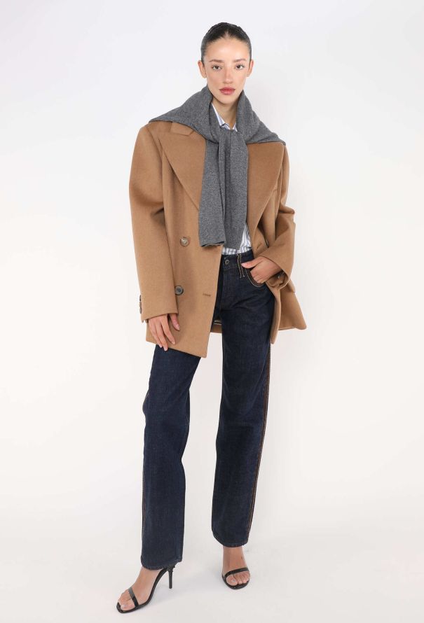 Miu Miu F/W 2023 Oversized Camel Blazer - 1