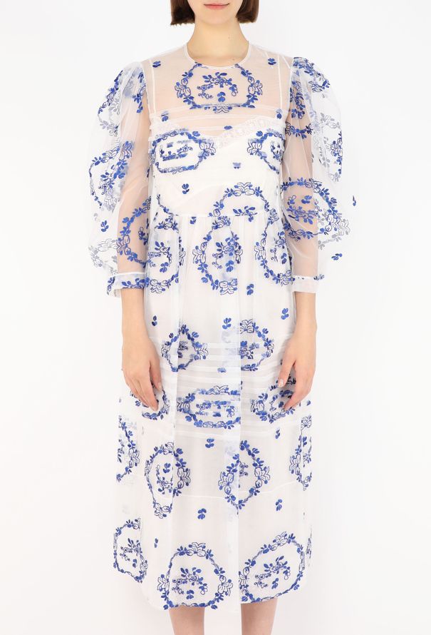 Simone Rocha Embroidered Tulle Dress, 2020 - 4