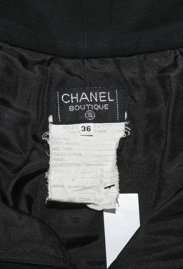 Chanel 1991 Braided Cotton Bermuda Shorts - 6
