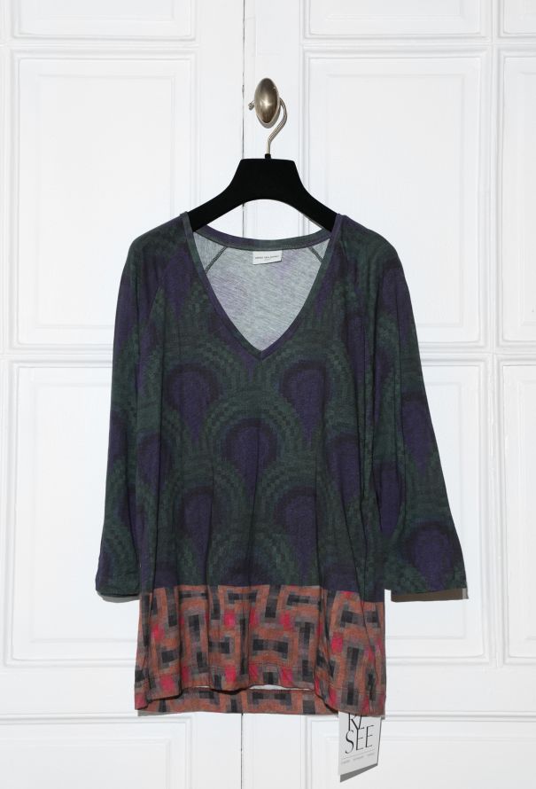 Dries Van Noten Graphic Tunic Top - 1