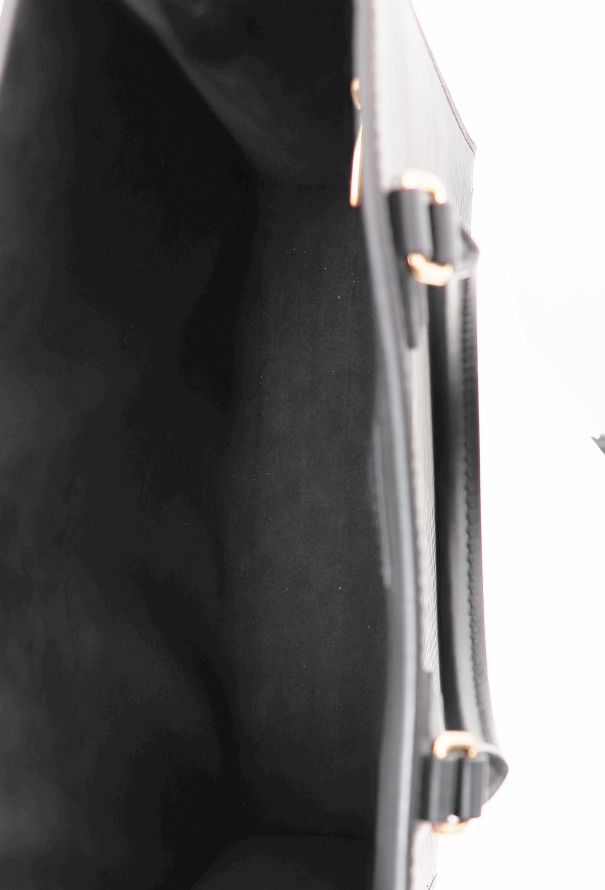 Louis Vuitton Black Epi Sac Plat - 13 Louis Vuitton Black Epi Sac Plat - 13