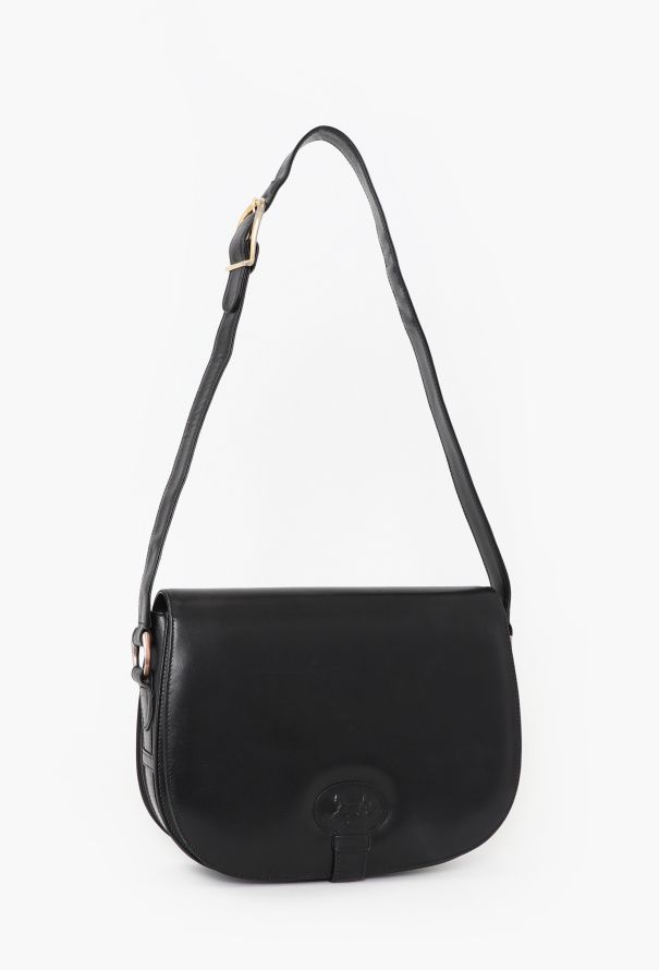 Céline '70s Black Carriage Shoulder Bag - 2 Céline '70s Black Carriage Shoulder Bag - 2