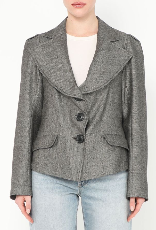 Vivienne Westwood '90s Anglomania Sculpted Lapel Blazer - 1