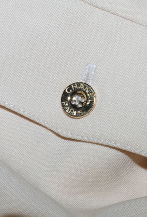 Chanel Wide-Leg Pleated Shorts, 1990s - 6