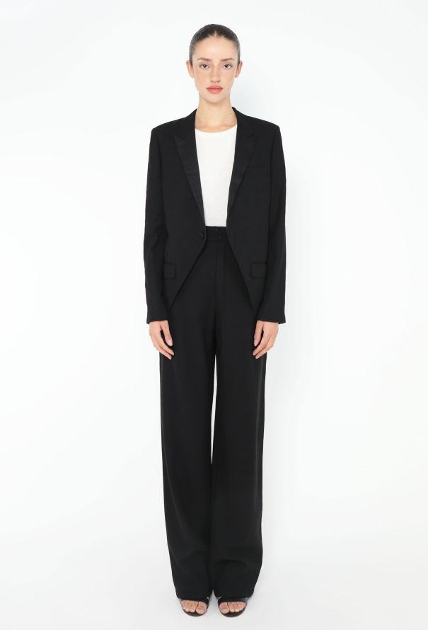 Saint Laurent F/W 2013 Cutaway Smoking Blazer - 3