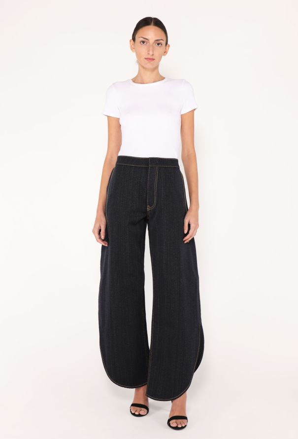 Alaïa F/W 2024 Wool Denim Rounded Jeans - 3