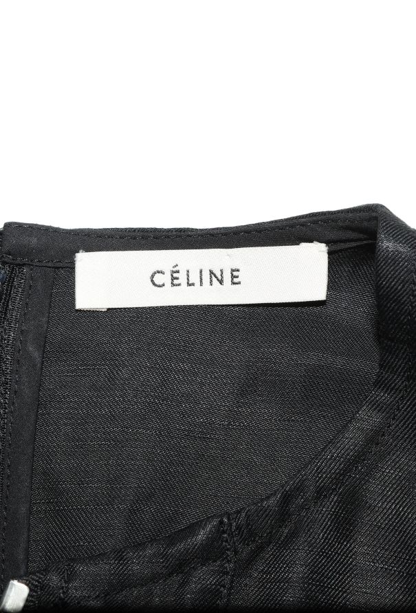 Céline S/S 2016 Linen Hourglass Dress - 6